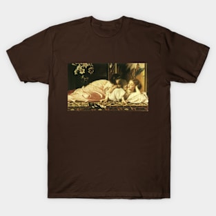 Mother and Child (aka Cherries) by Lord Frederic Leighton T-Shirt